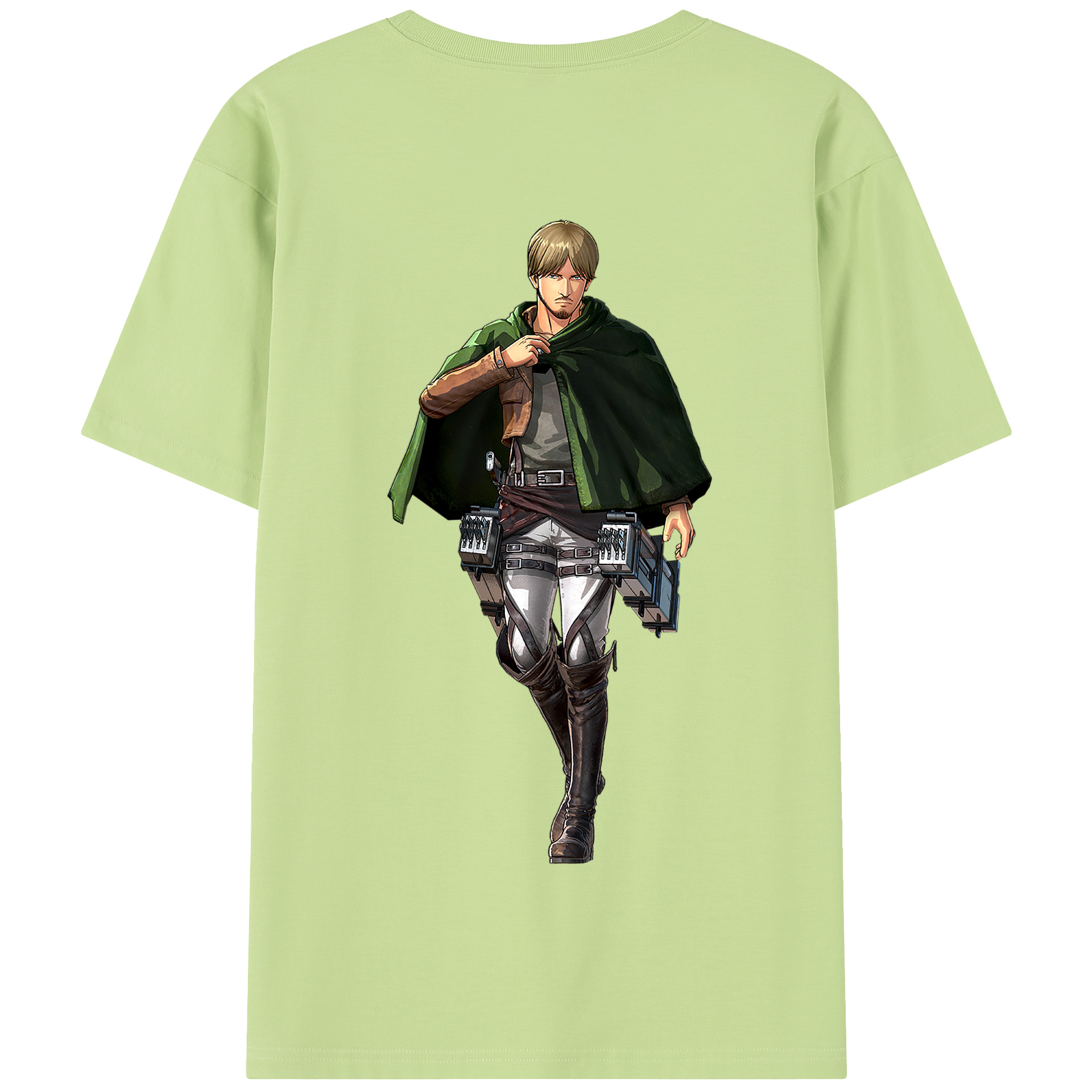 （画像用） 進撃の巨人 ミケ·ザカリアス Attack on Titan Mike Zakarius 綿100％半袖Tシャツ（背面プリント）